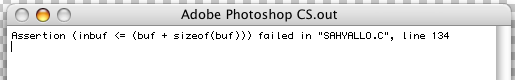 Error Window Error Window