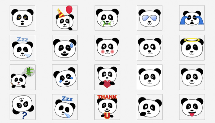 Thumbnail for Apathetic Panda Stickers