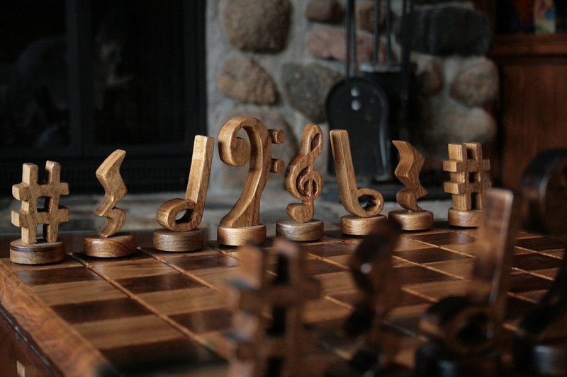 Musical Chess Set