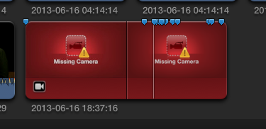 Final Cut Pro X - Camera Clip Issues