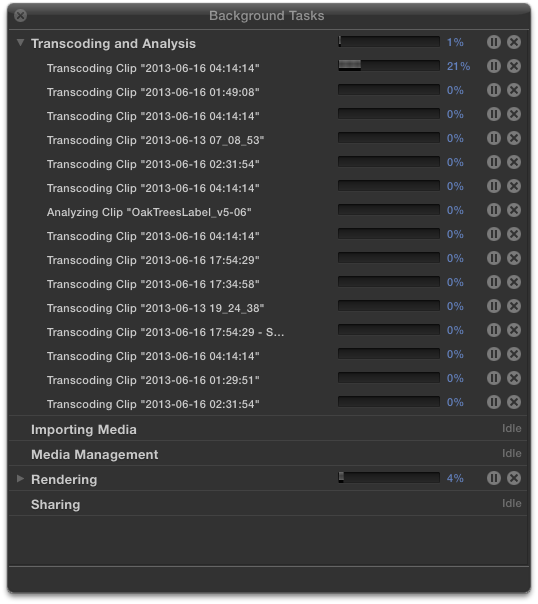 Final Cut Pro X - Camera Clip Issues